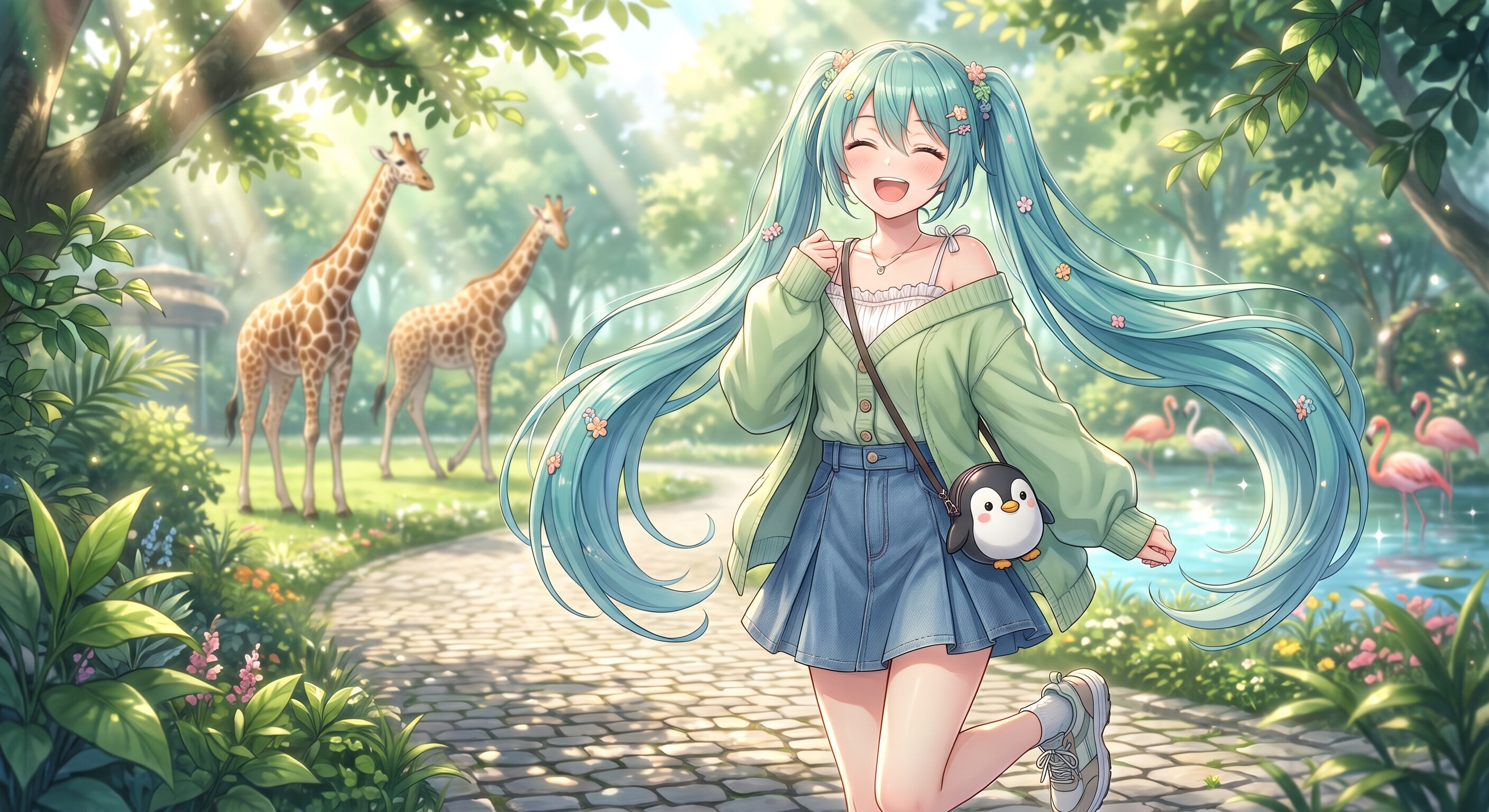 お出かけミクさん　３７ | の人気AIイラスト・グラビア