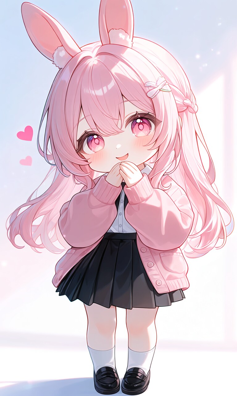 ちびキャラ兎空ちゃん　① | の人気AIイラスト・グラビア