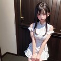 作品1130：黒髪ロング少女2 8枚目