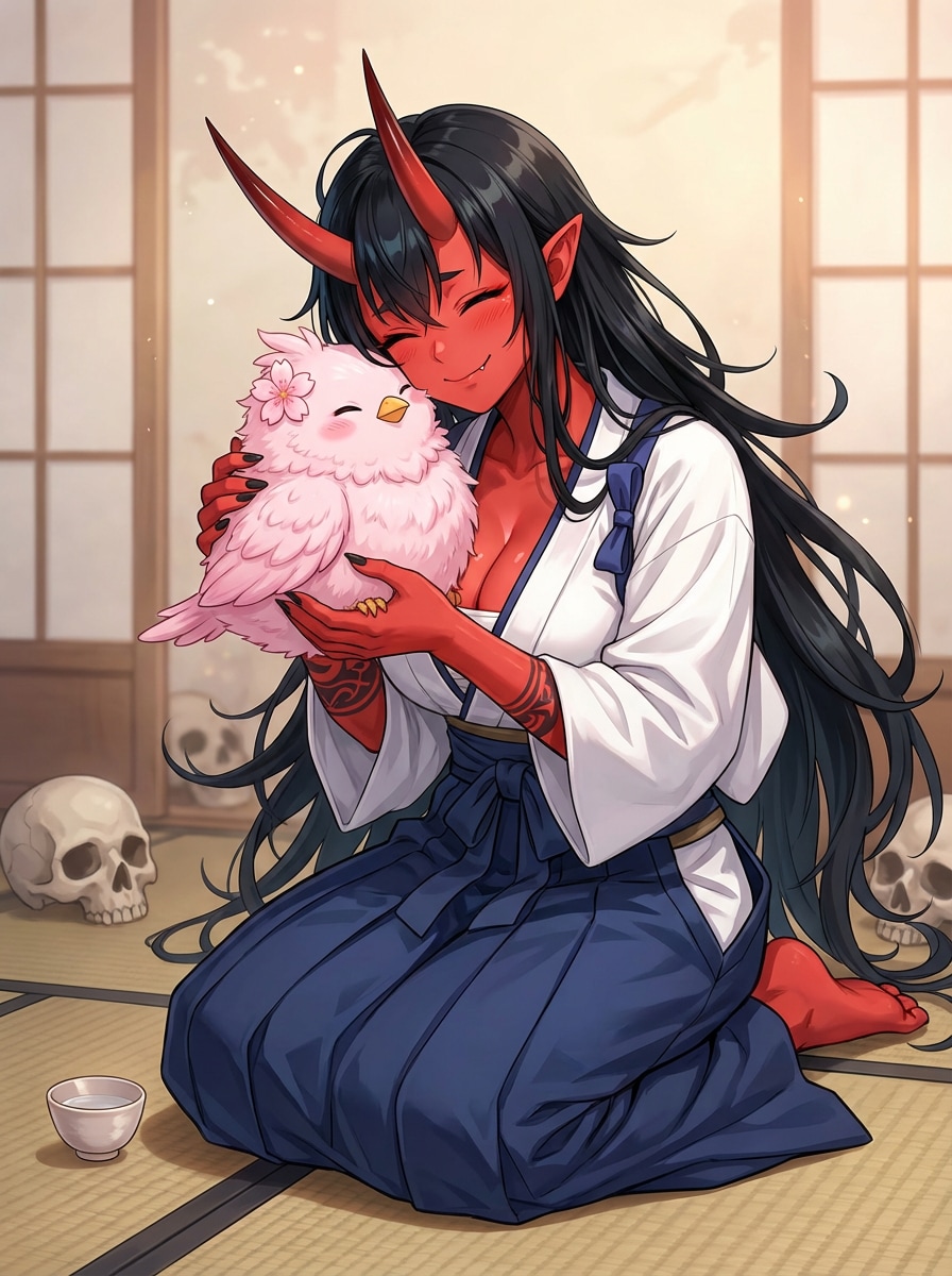 【借】もふぴよ酒呑童子さん | の人気AIイラスト・グラビア