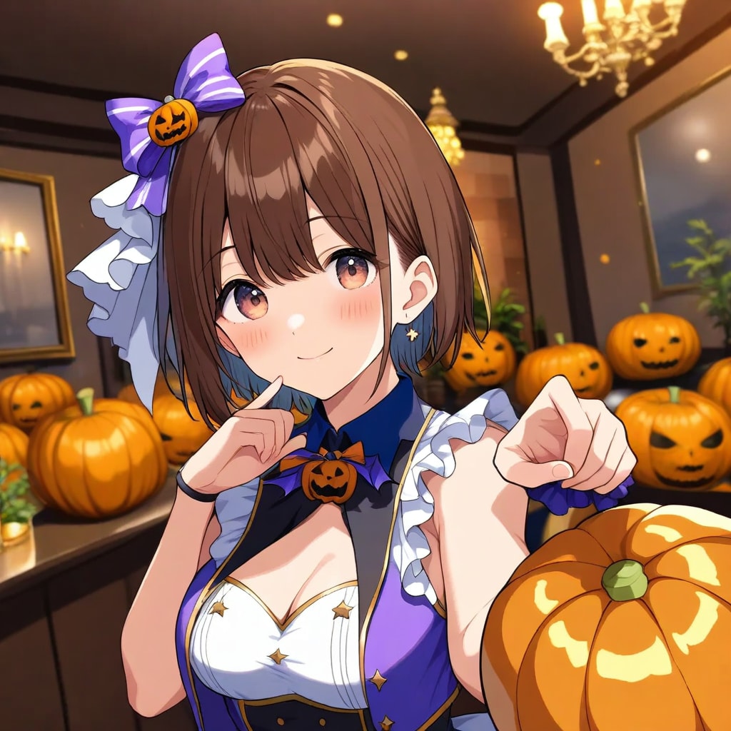 今月はハロウィンですね。