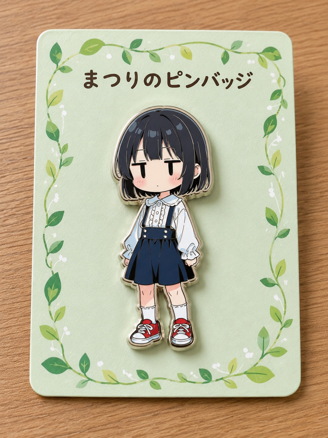 まつりのピンバッジ（ChatGPT）