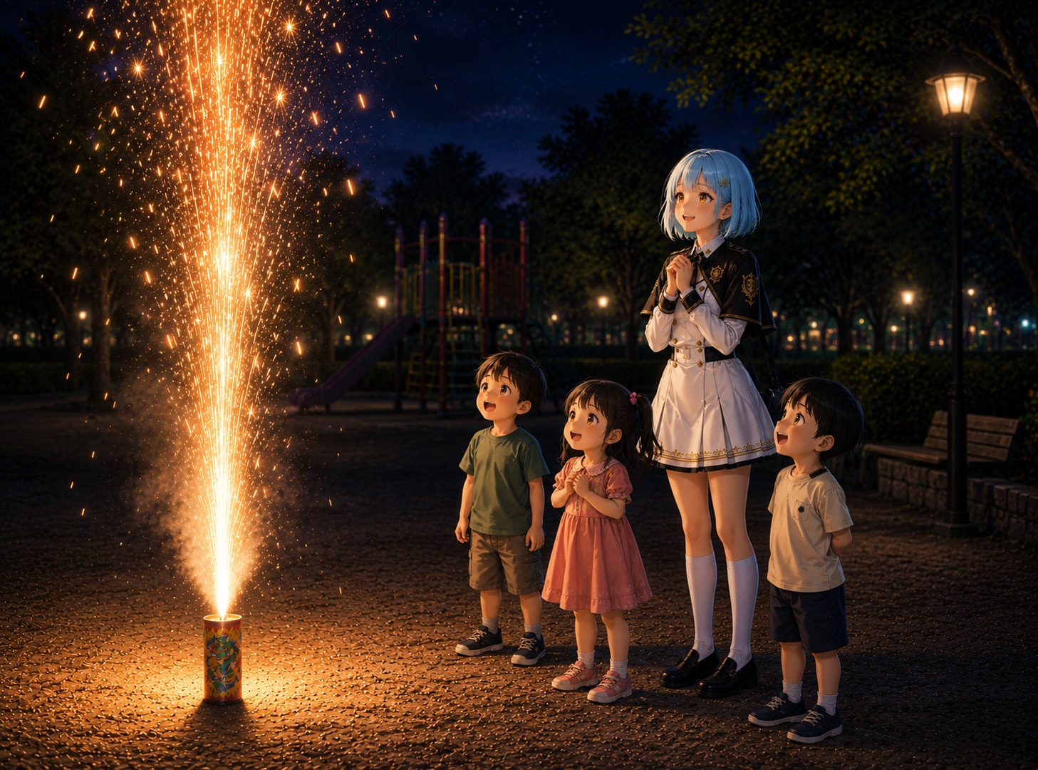 本日は「おもちゃ花火の日」