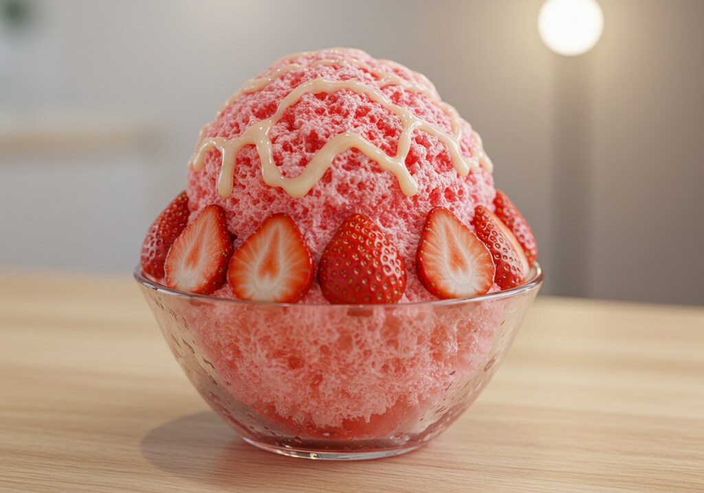 デザートのかき氷