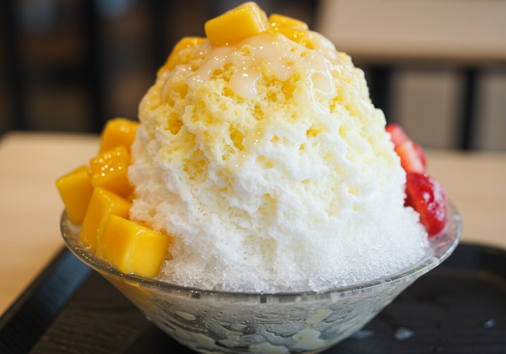 デザートのかき氷