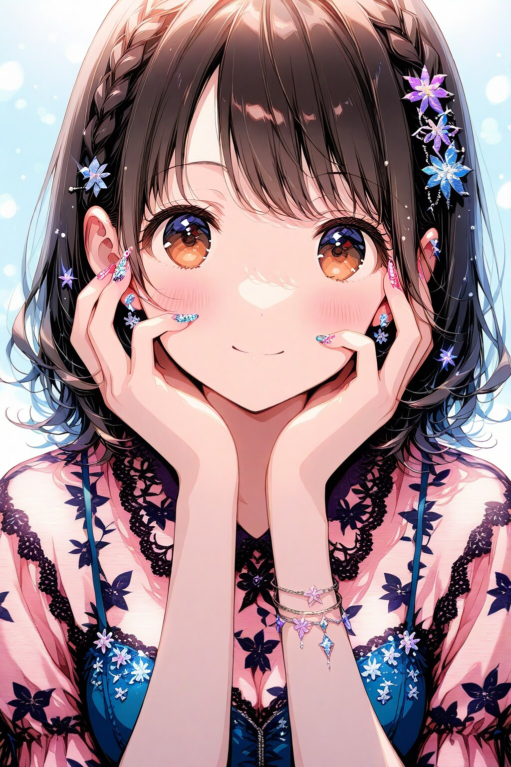 夏を色どるネイルの日 | の人気AIイラスト・グラビア