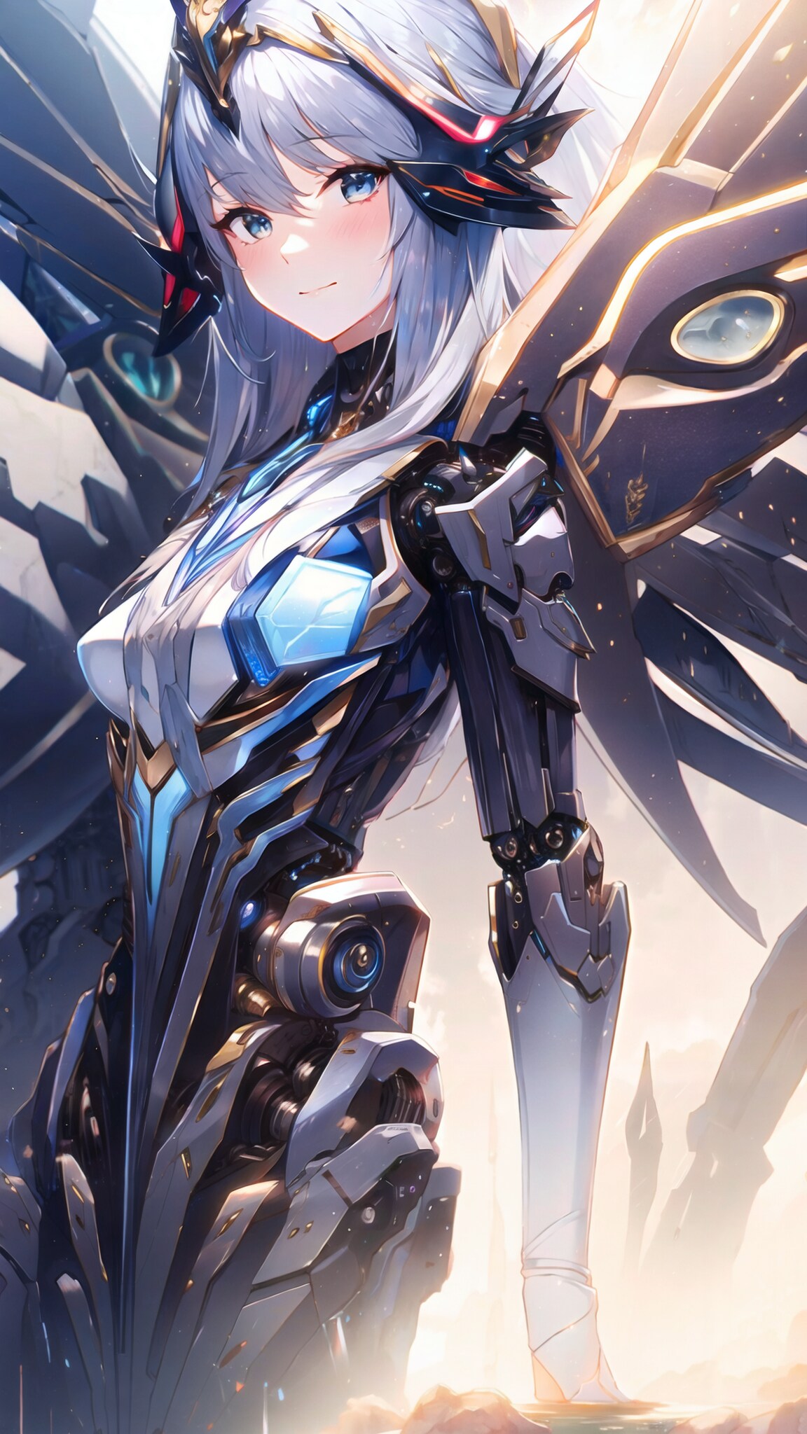 有翼の機甲天使