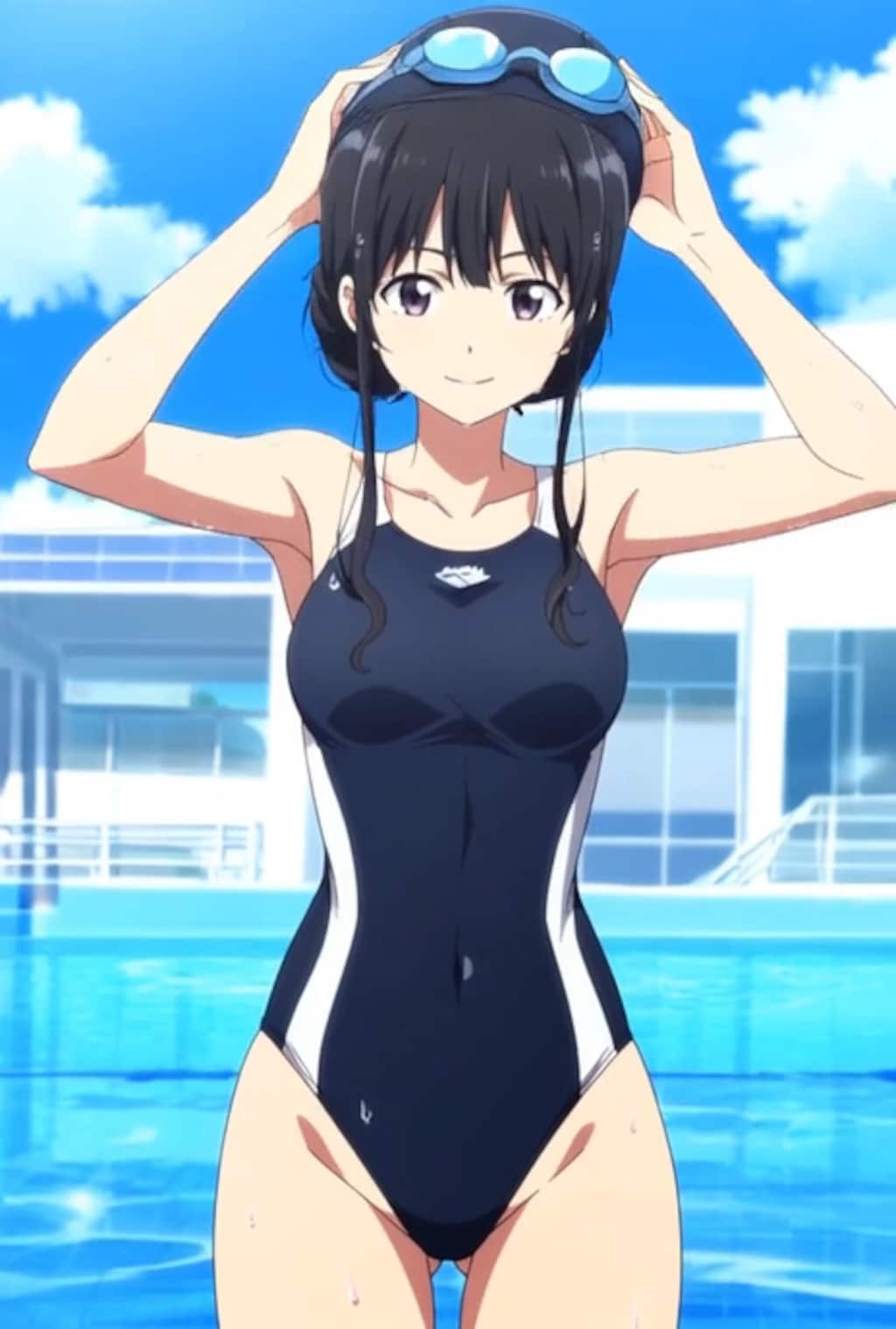 井ノ上たきなの競泳水着姿　詰め合わせ　第1弾