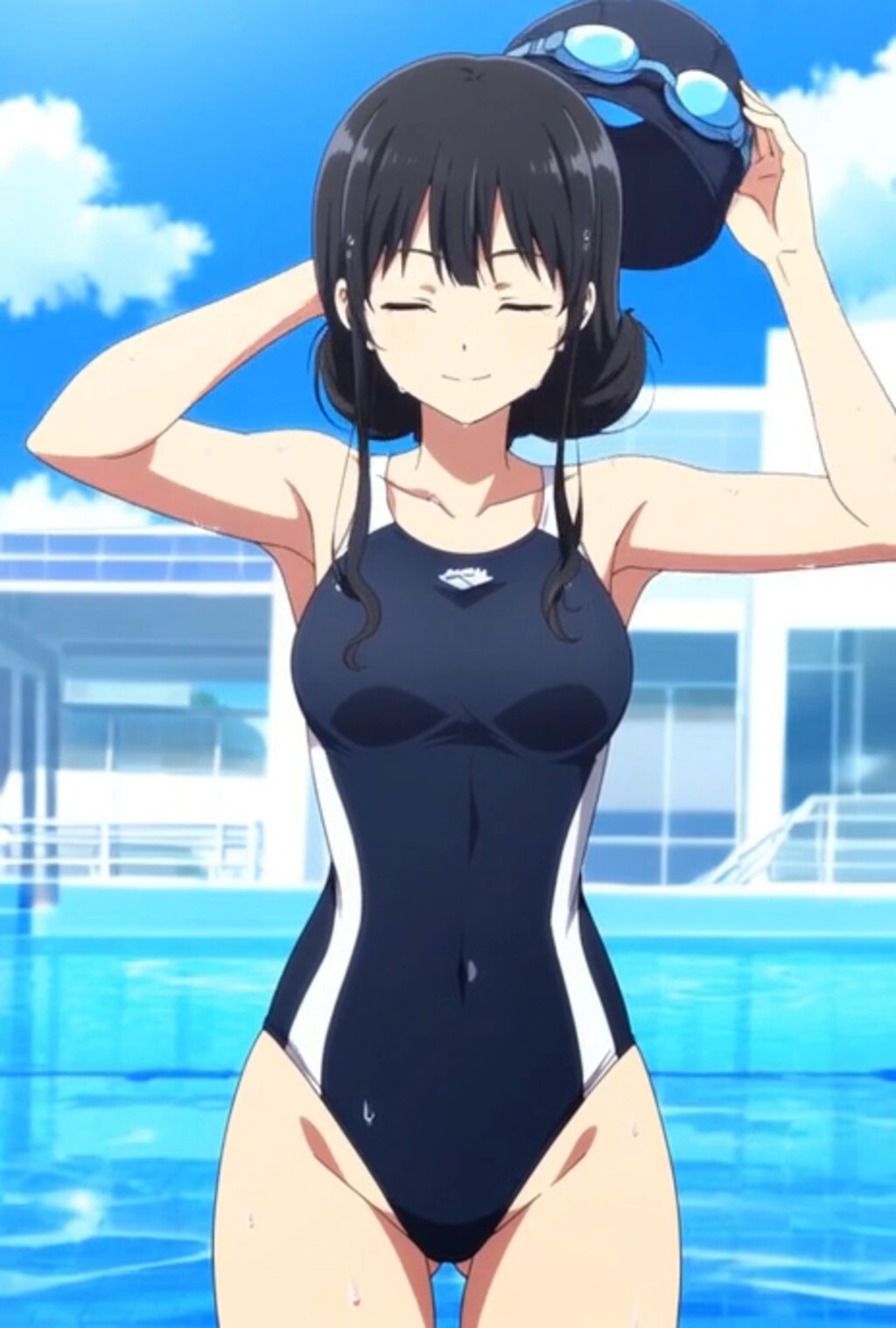 井ノ上たきなの競泳水着姿　詰め合わせ　第1弾