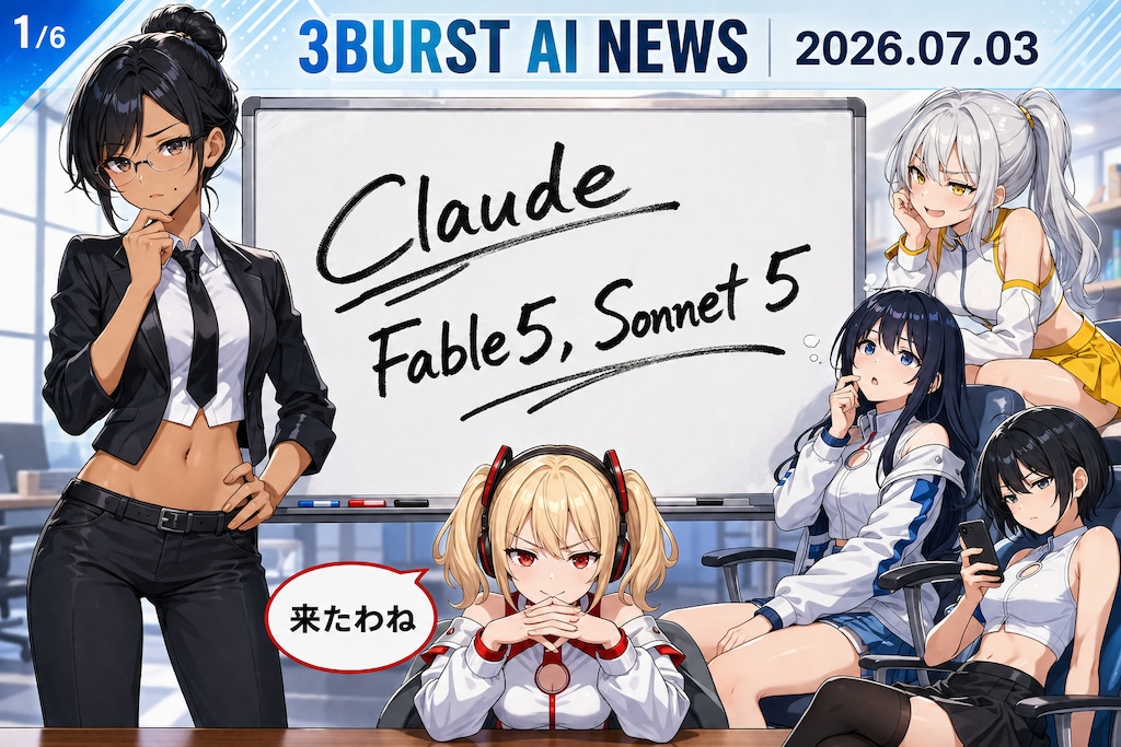 📡 3BURST AI NEWS 2026.07.03