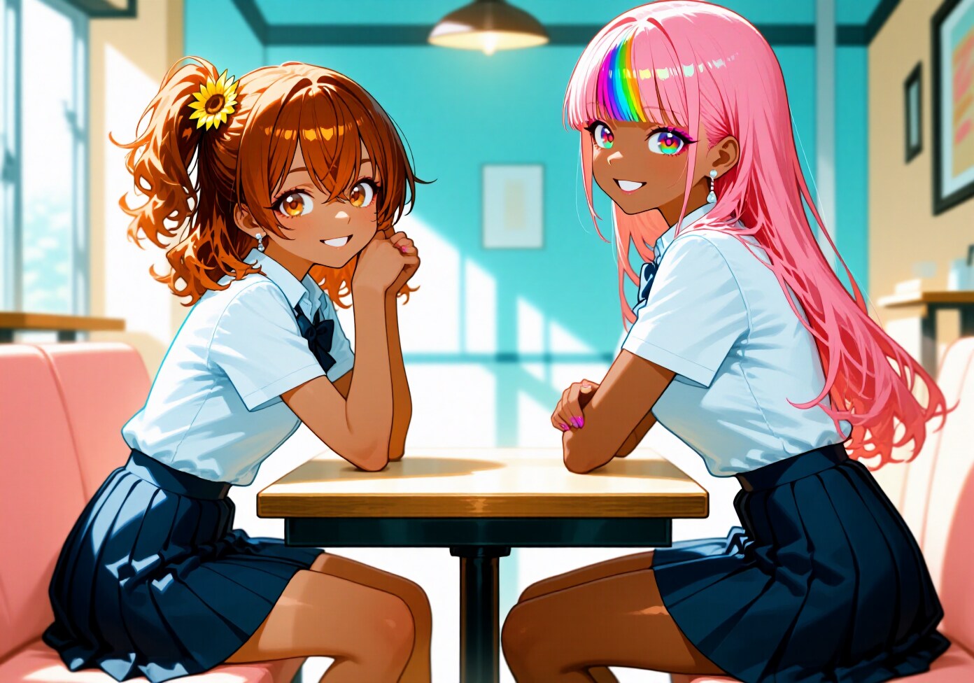 マイちゃんとうちの褐色オレンジ娘