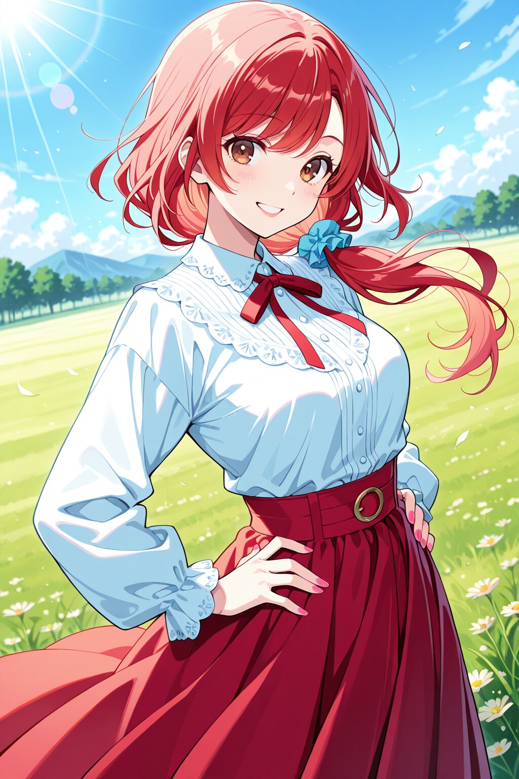 赤髪の女の子
