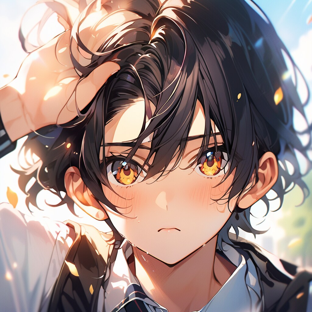 顔アップの高南学園生徒会長沖田　一江（おきた　いちえ）