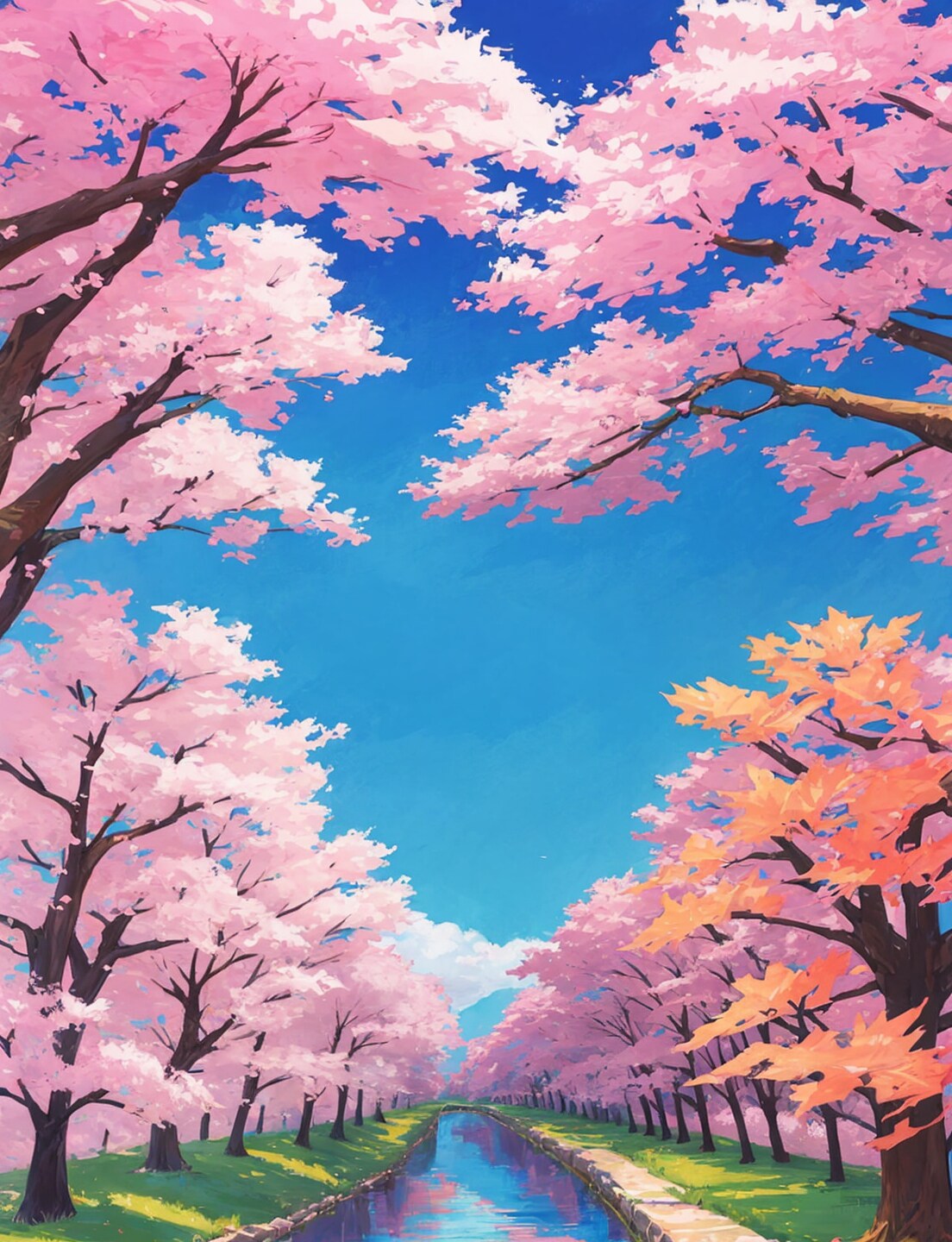 満開の桜
