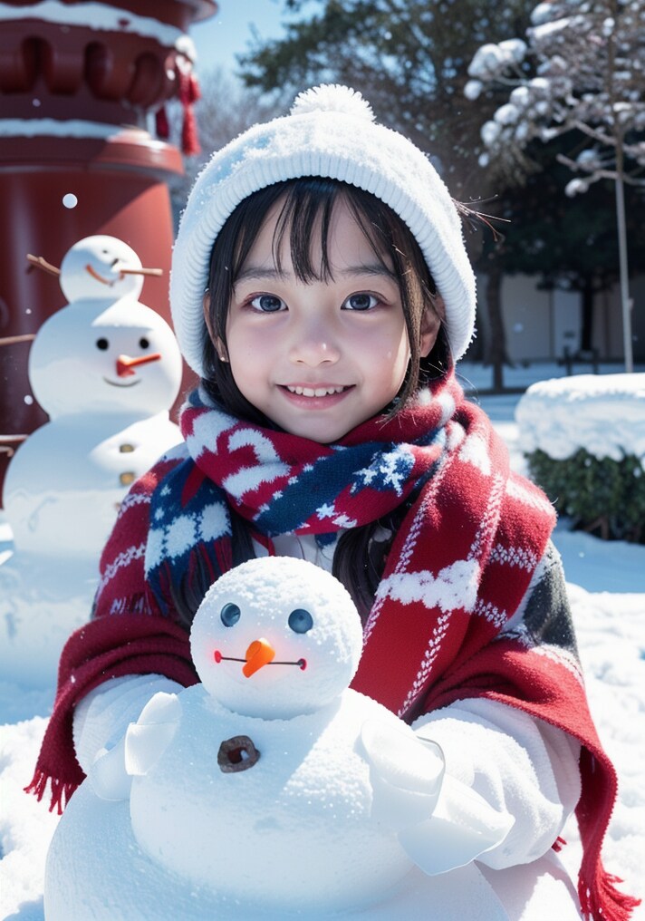 「雪だるま♪」