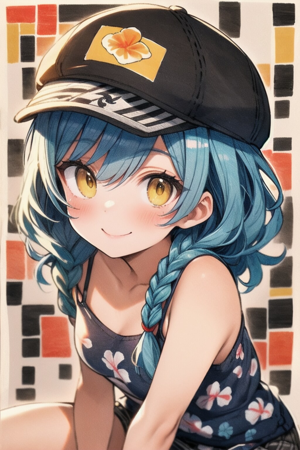 Mondrian(ベレー＆キャスケット)８枚