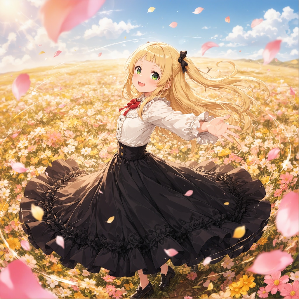 お花畑でつかまえて