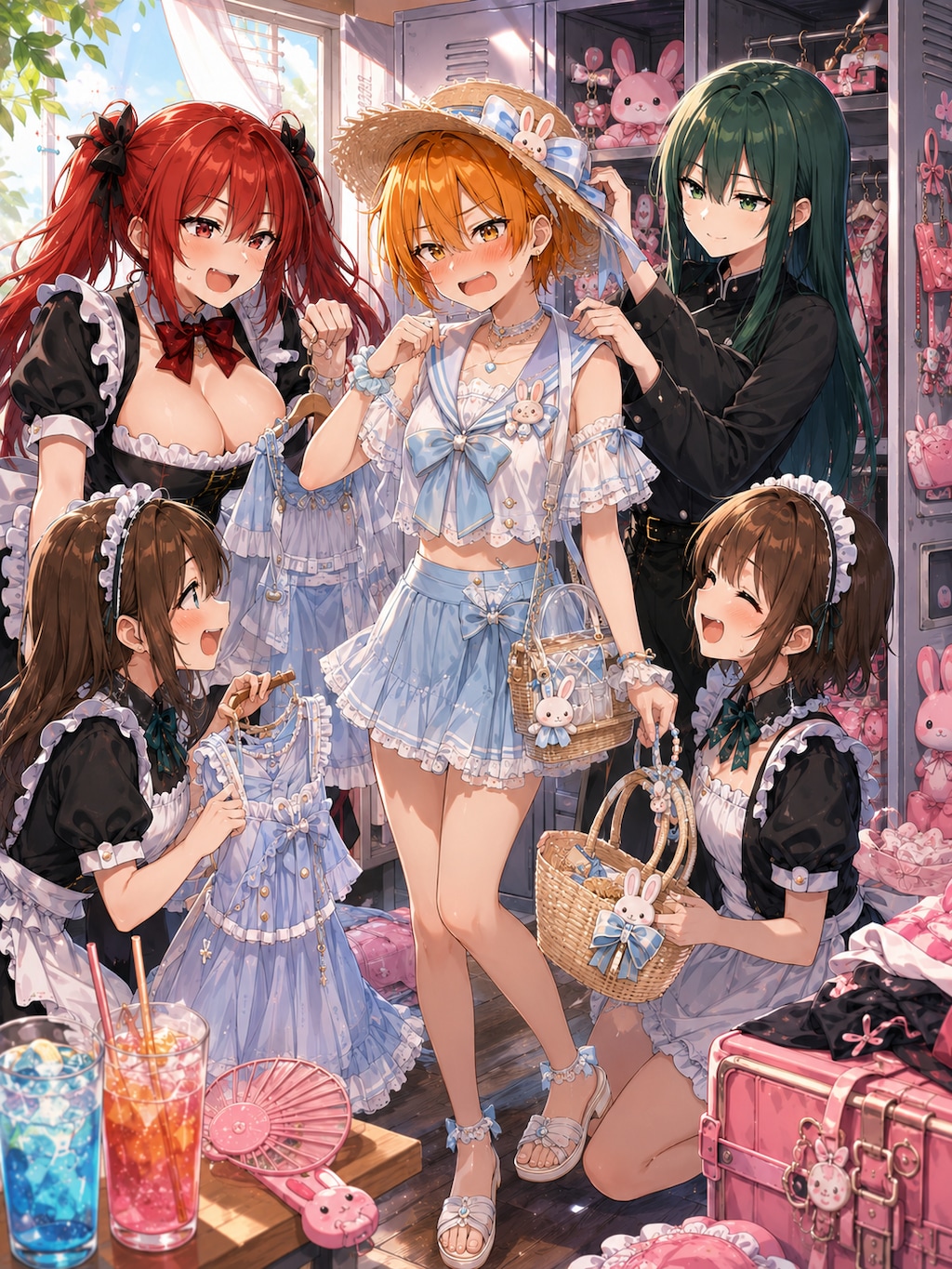 王子様担当、夏のかわいい服から逃げられない。