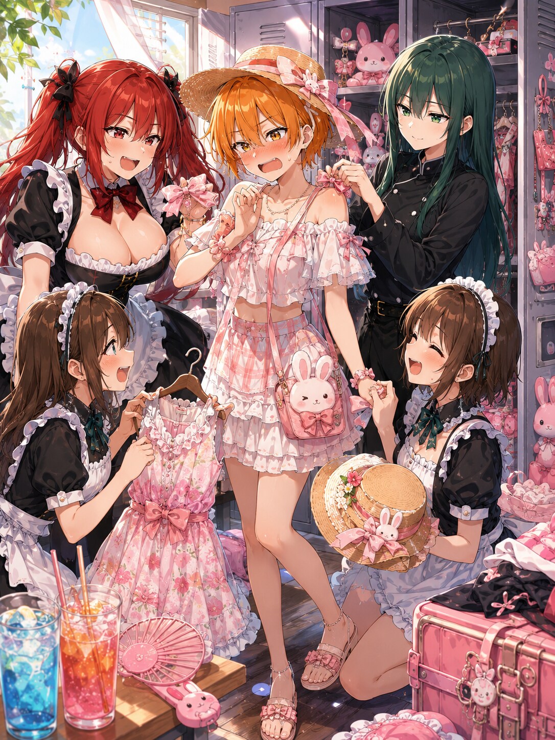 王子様担当、夏のかわいい服から逃げられない。