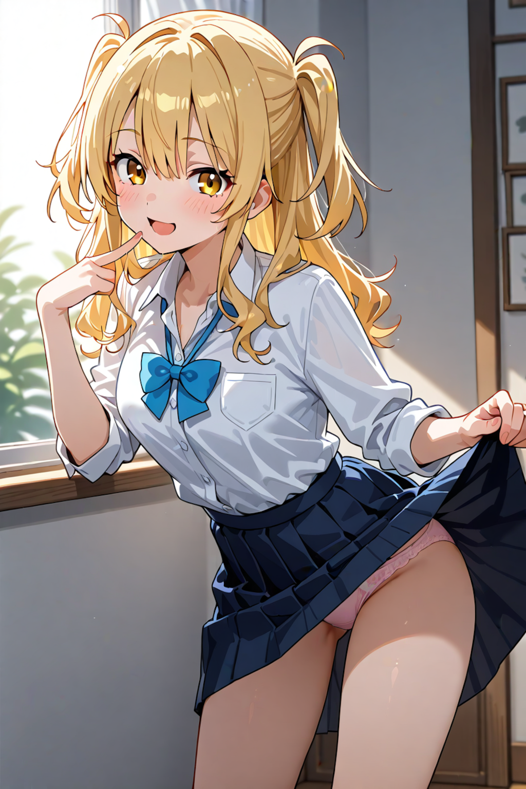 パンチラ女子校生