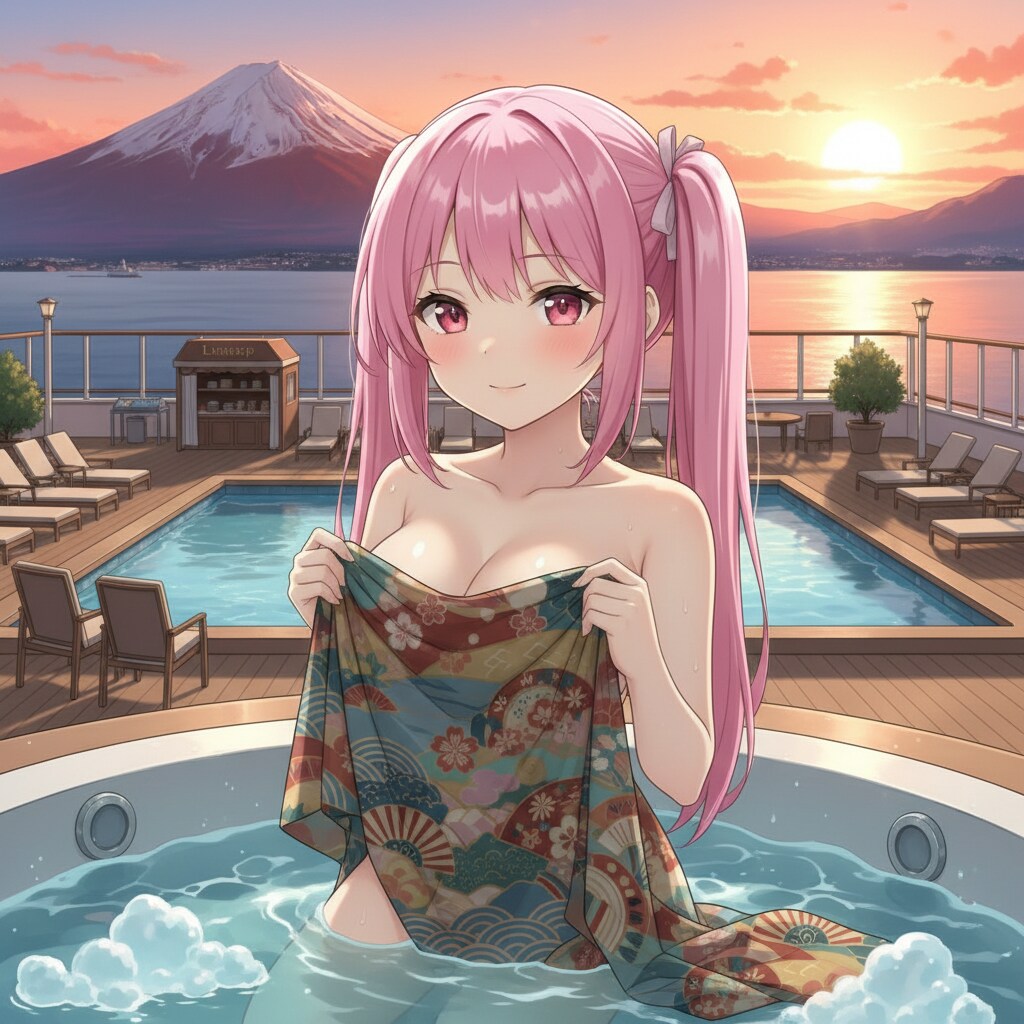 ももツイさん。2月23日 #富士山の日 #ふろしきの日