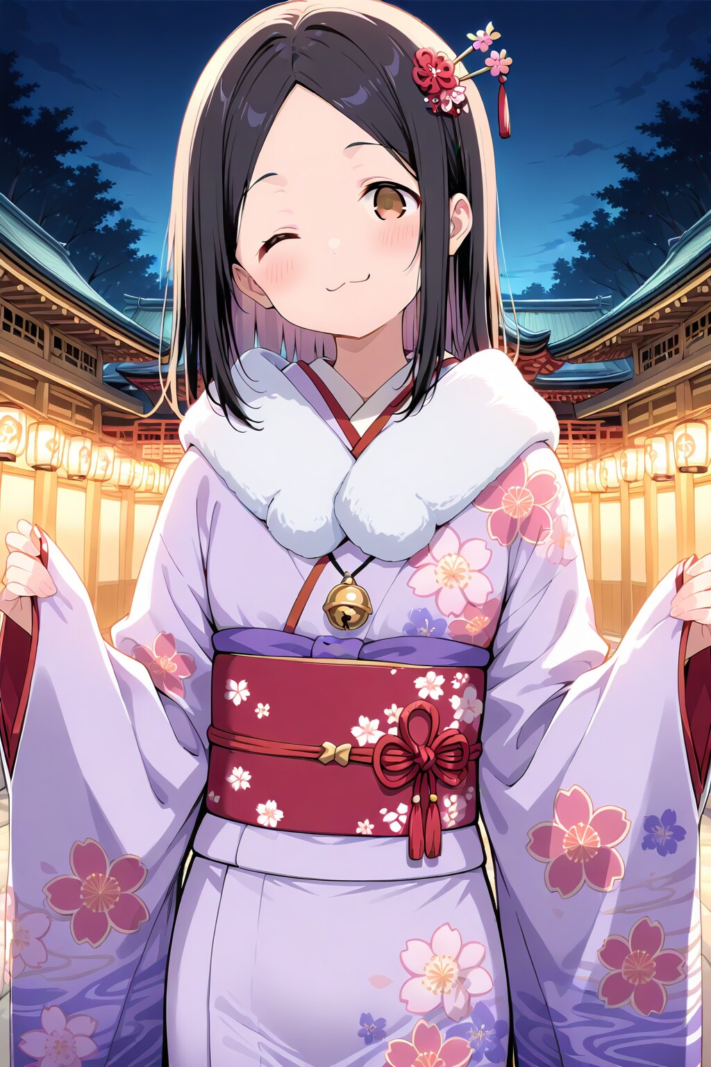 初詣①「明けましておめでとうございます。」