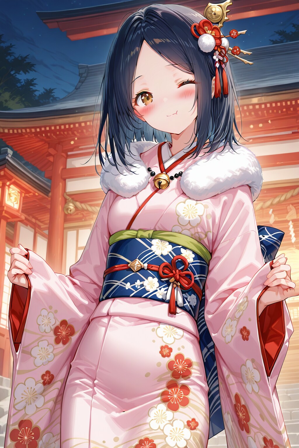 初詣①「明けましておめでとうございます。」