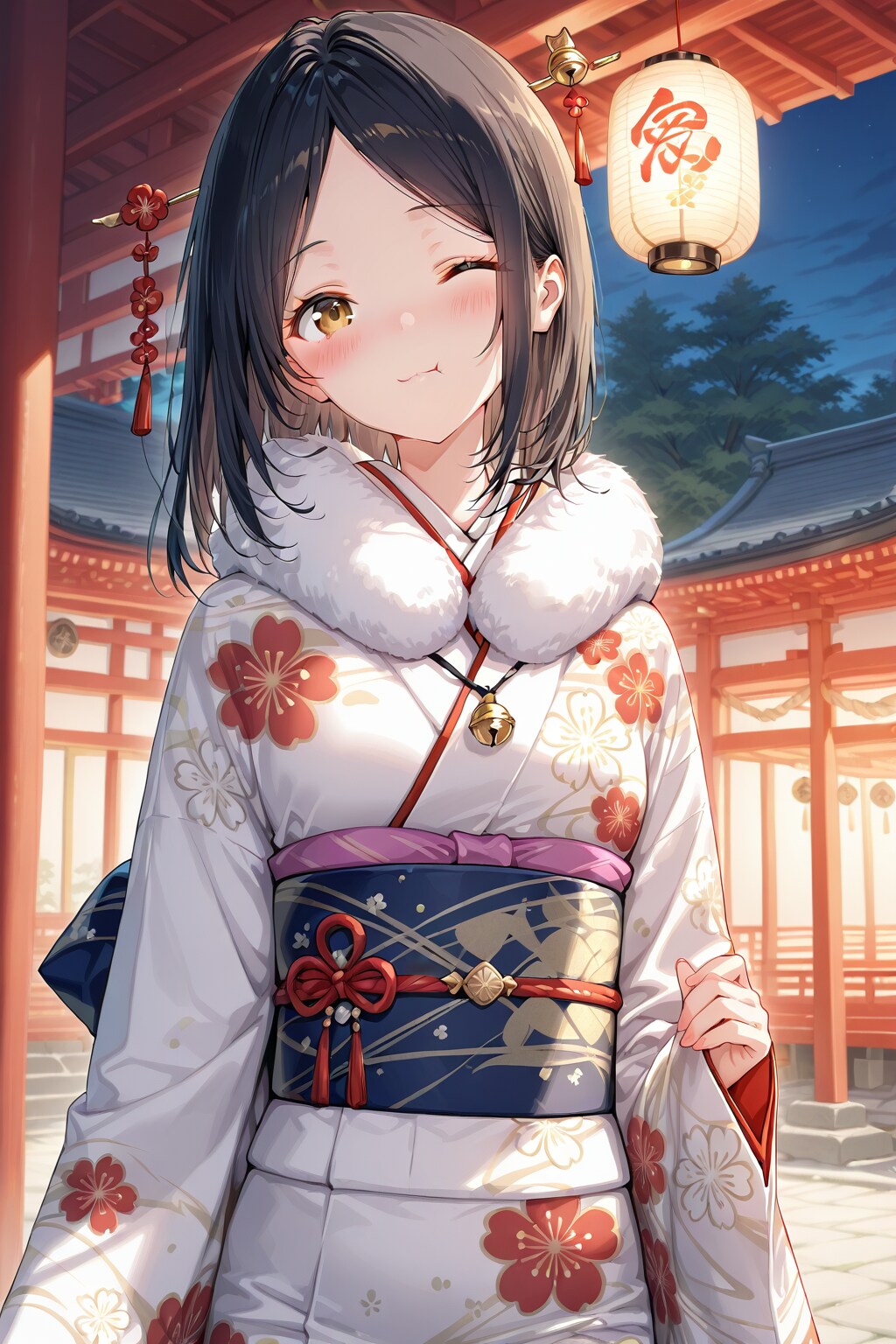 初詣①「明けましておめでとうございます。」