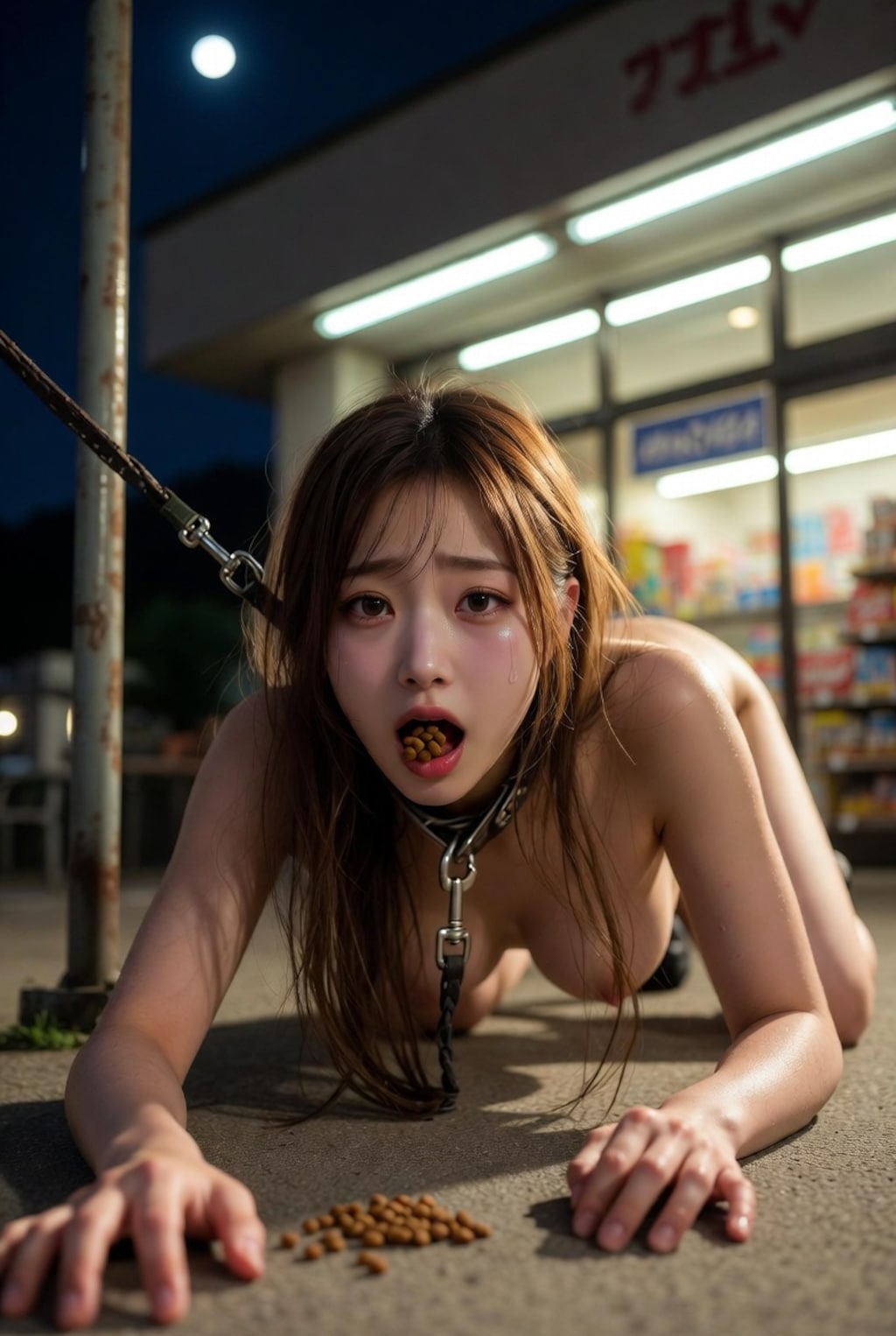 ドッグフードを食べるペット