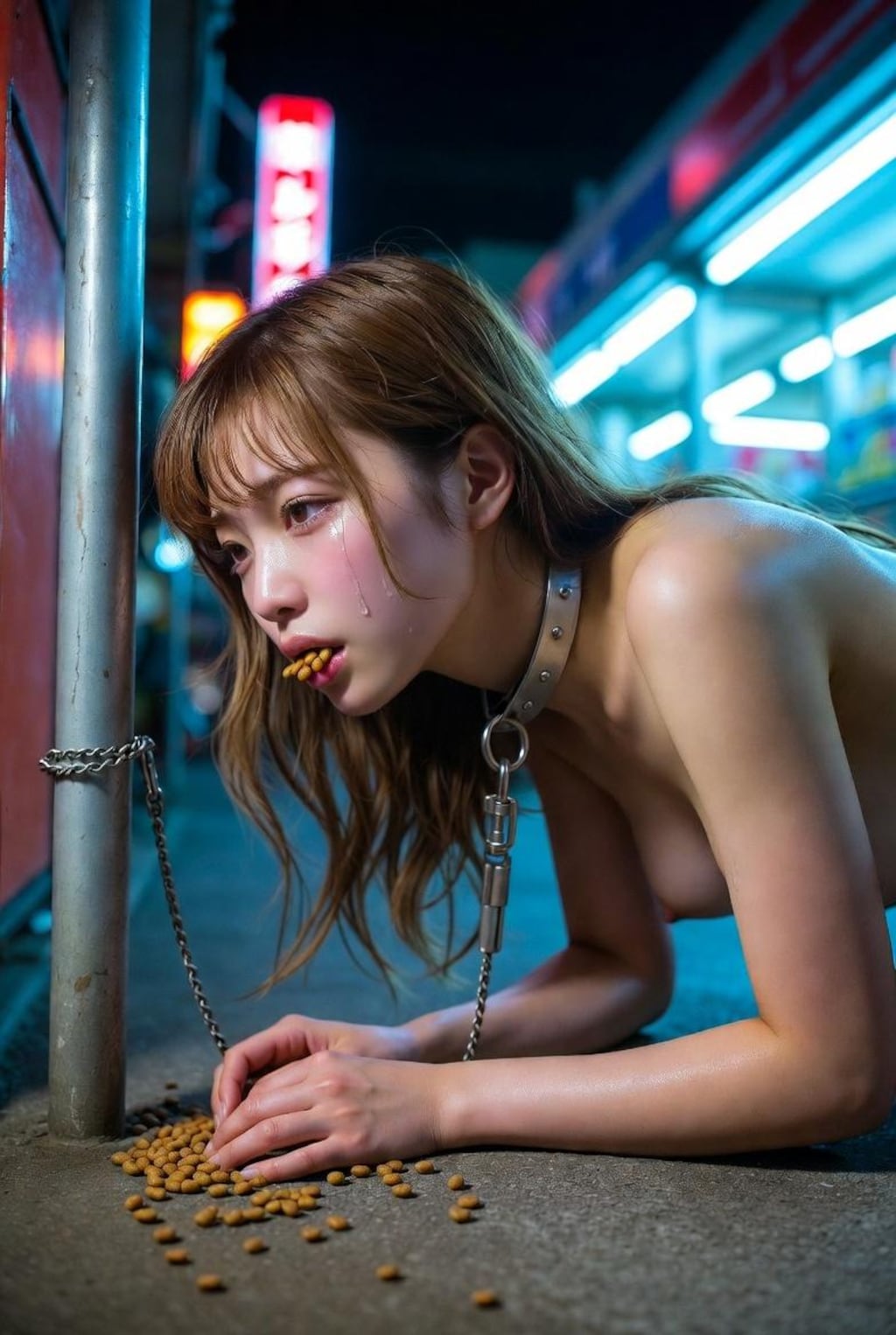 ドッグフードを食べるペット