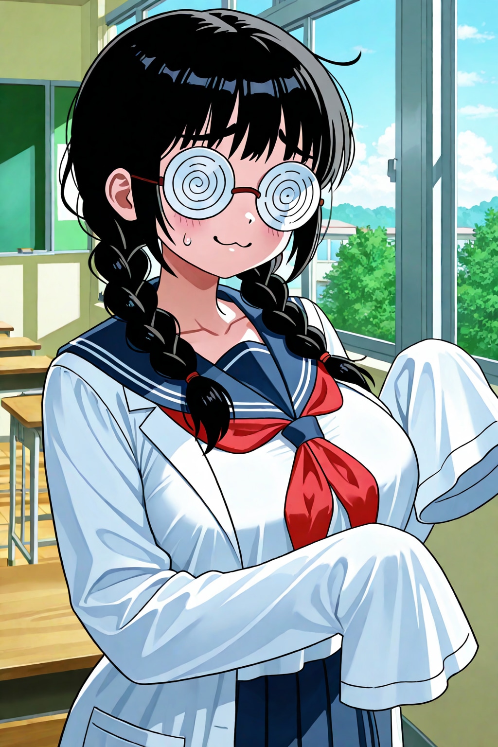 おさげちゃんですぞ