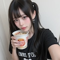 地雷系ちゃんのカップ麺《SeaArt》 8枚目