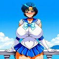 青変身コスプレ人妻 4枚目
