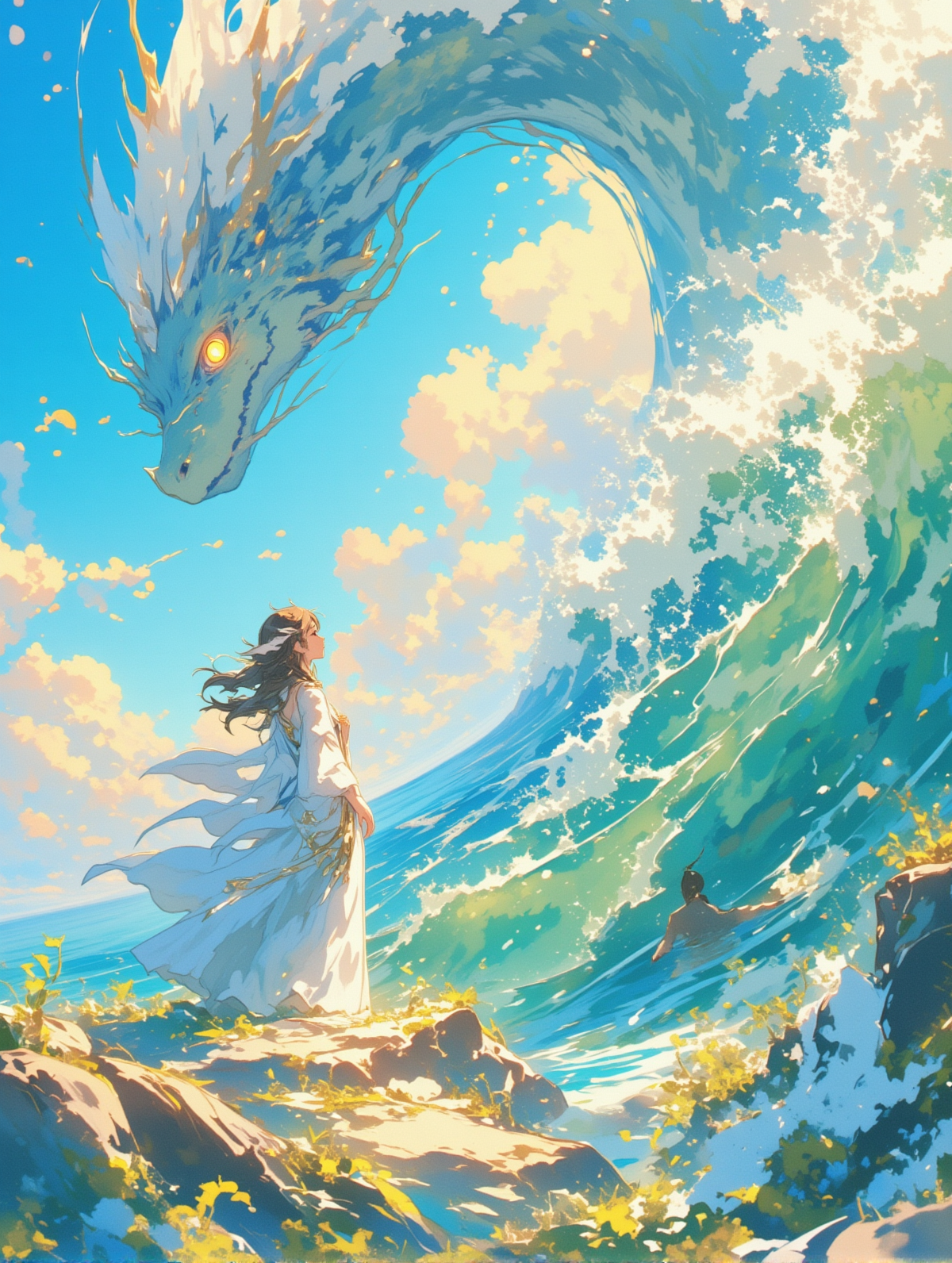 海の巫女_55 | の人気AIイラスト・グラビア