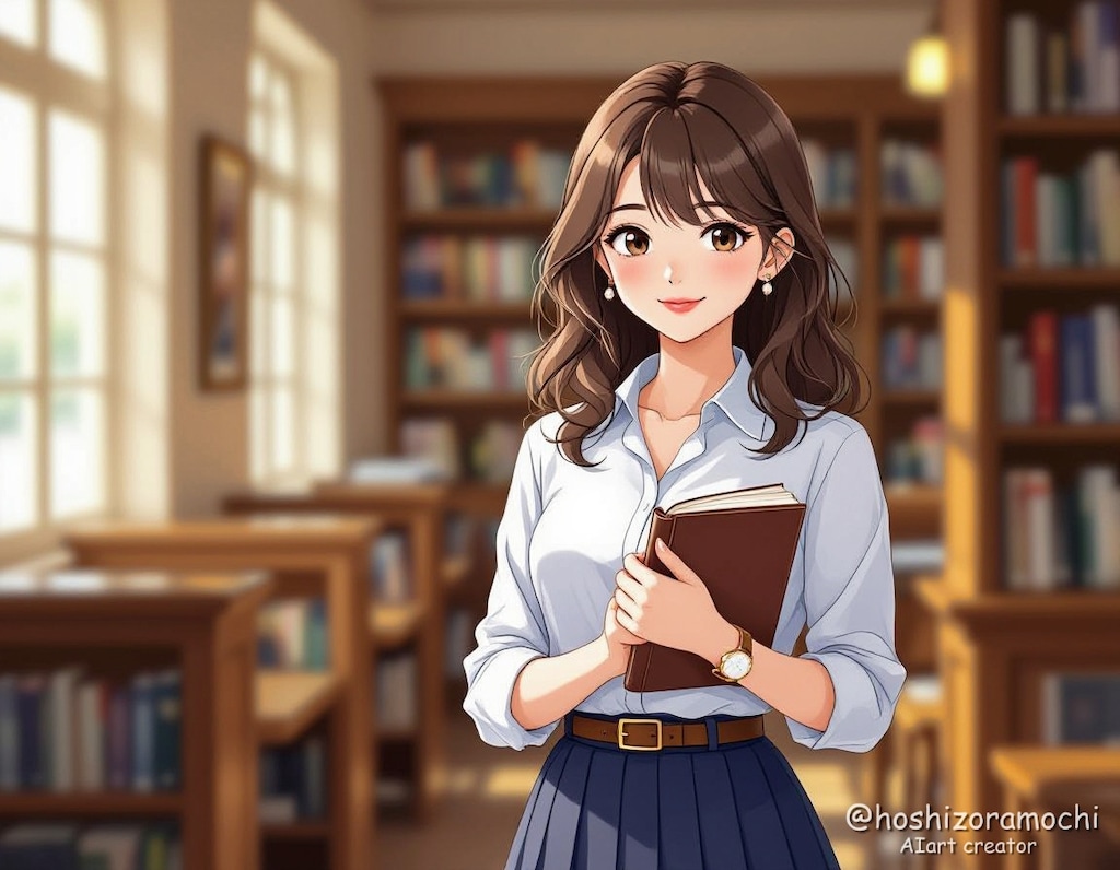 図書館の知的な午後 - An Intellectual Afternoon at the Library