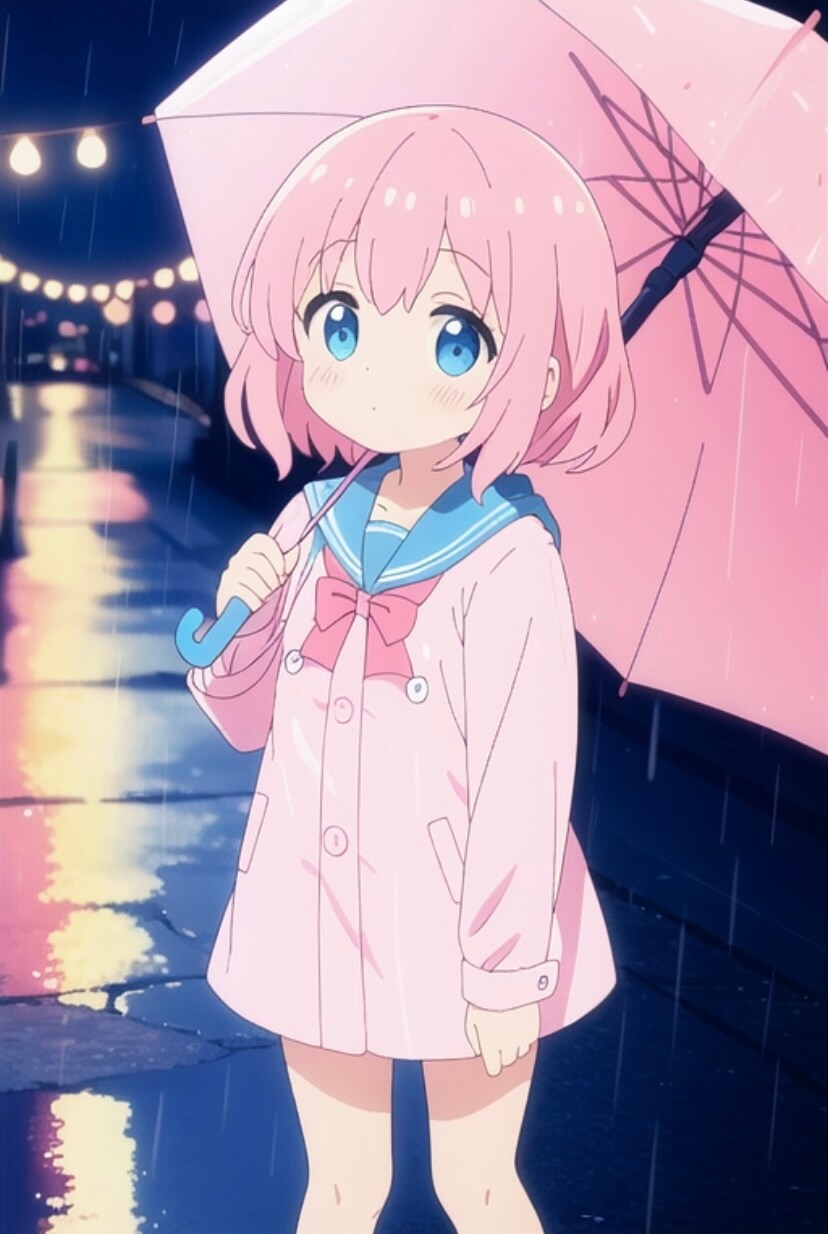 傘をさす少女☔️ | の人気AIイラスト・グラビア