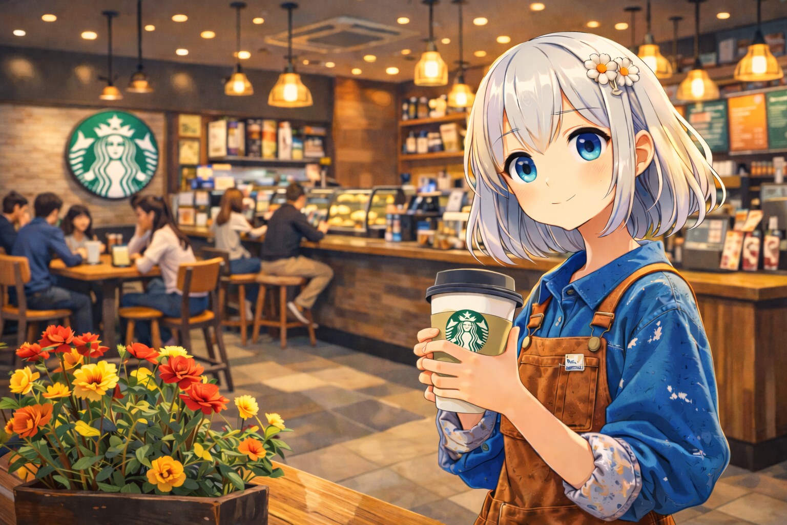 午後のスターバックス、やさしい時間