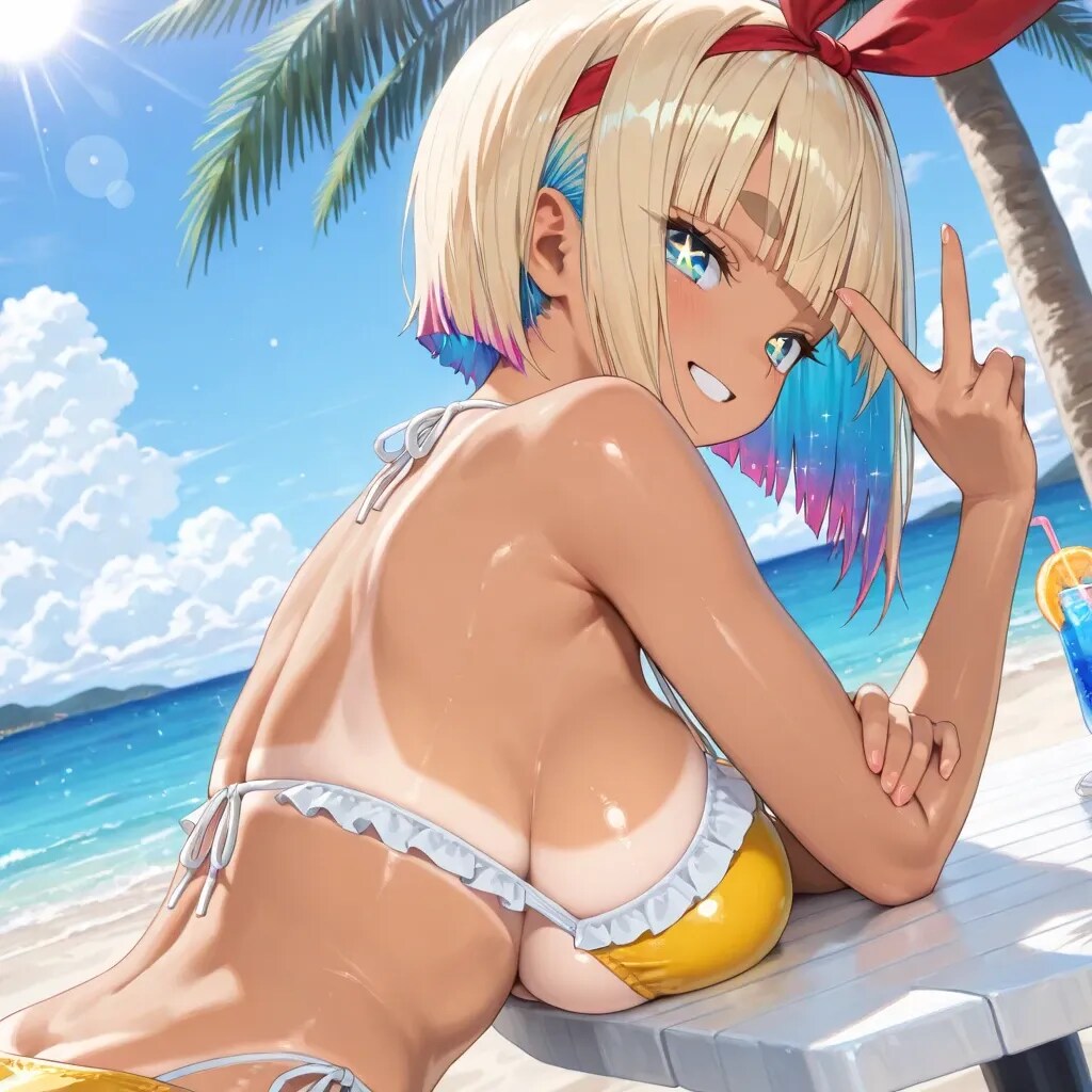 ギャルちゃんと真夏リゾート