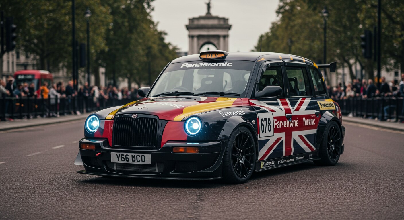 Panasonicロンドンタクシーレーシングカー | の人気AIイラスト・グラビア