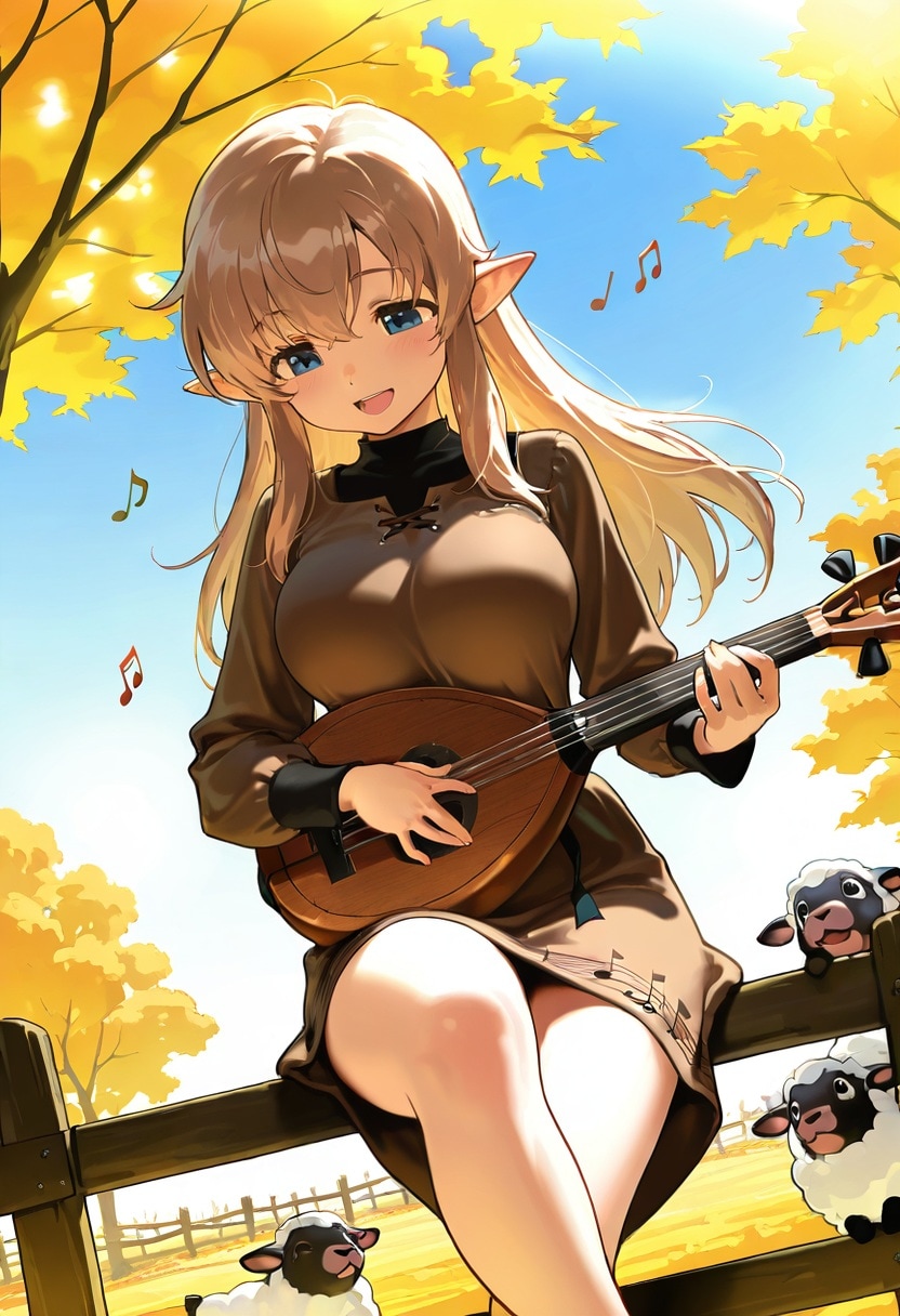 歌が大好きドワーフちゃん