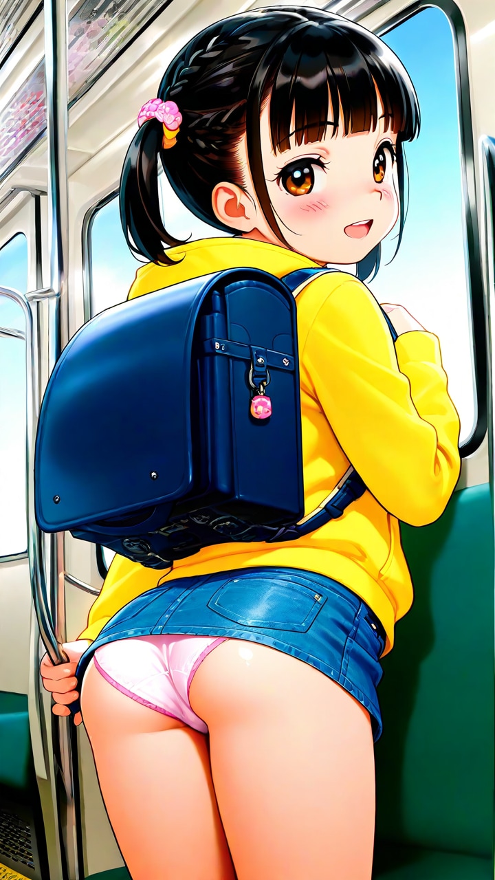 ツインテ黒かばん