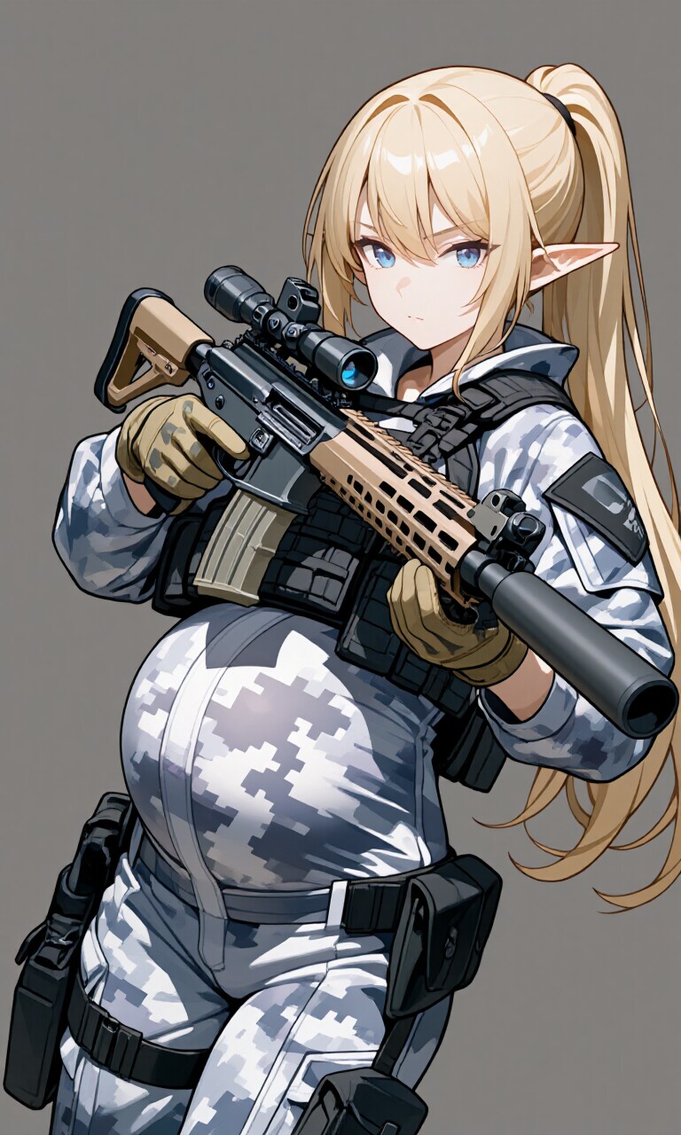 異世界ミリタリー妊婦シリーズその１２１ | の人気AIイラスト・グラビア