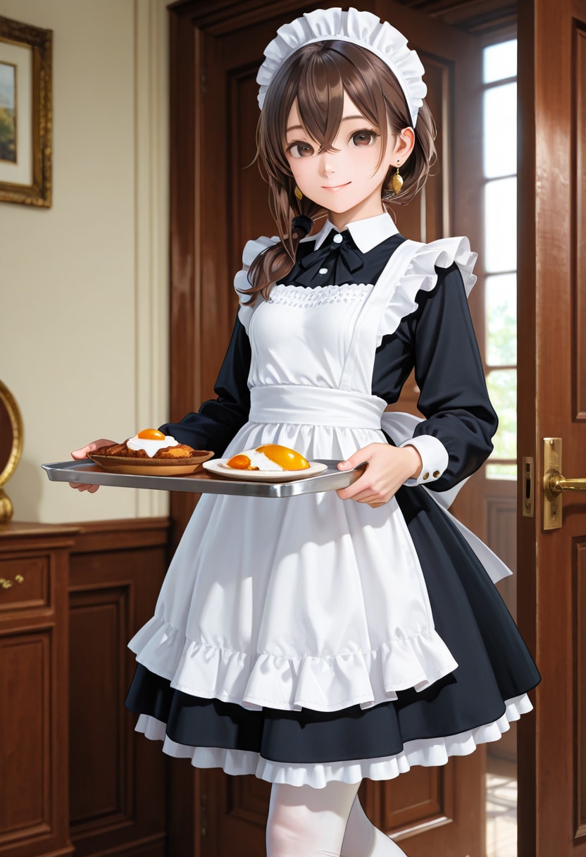 歩美 Maid Costumes (2) | の人気AIイラスト・グラビア