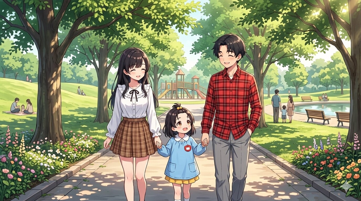 親子イラスト2 | の人気AIイラスト・グラビア