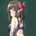 スクール水着の女の子 2枚目