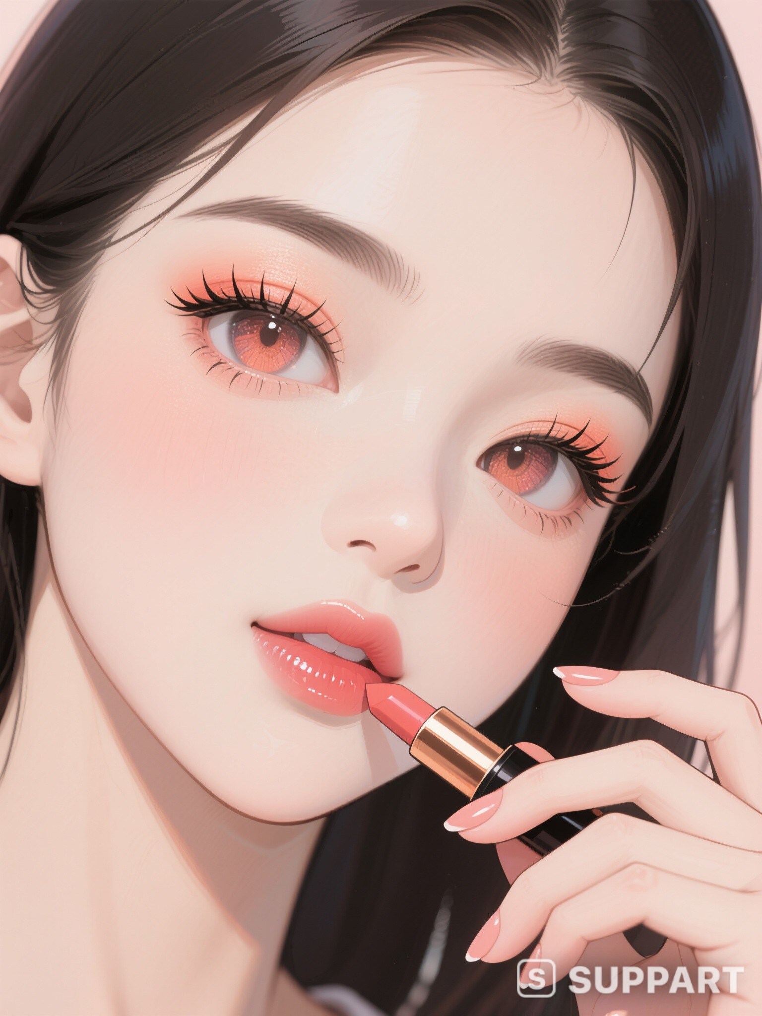 年齢を重ねてもメイクは大事 | の人気AIイラスト・グラビア