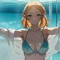ビキニのゼルダ姫 3枚目