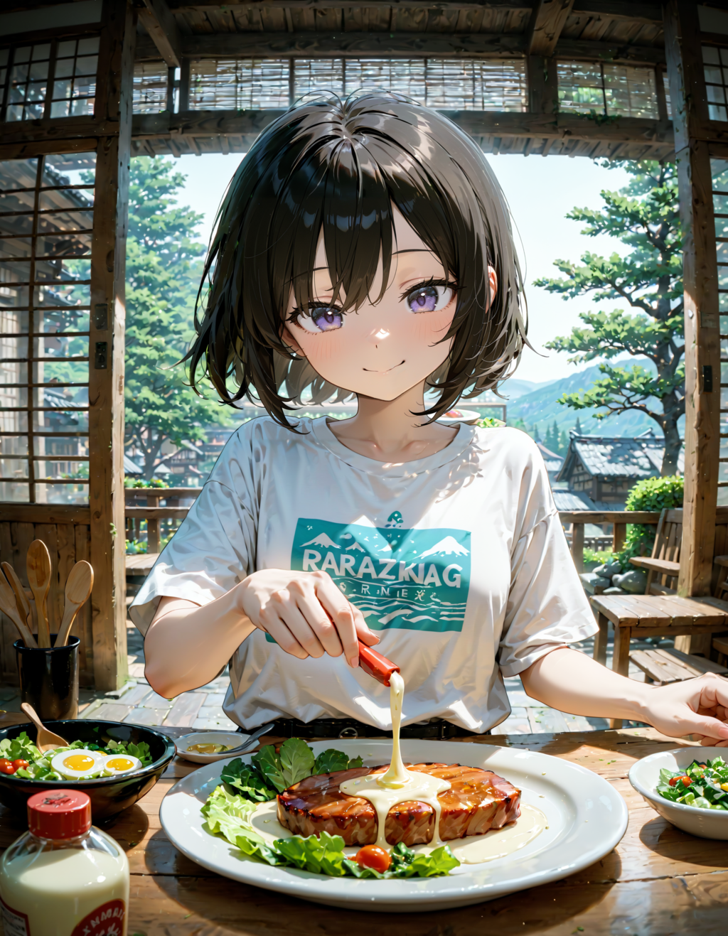 今日はオリジナルＴシャツの日。マヨネーズの日。豚の日。マヨサラダの日。「ラブベジ」の日　その６