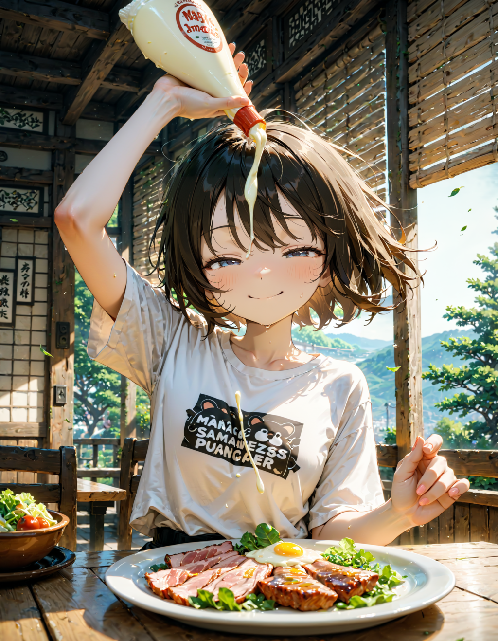 今日はオリジナルＴシャツの日。マヨネーズの日。豚の日。マヨサラダの日。「ラブベジ」の日　その６