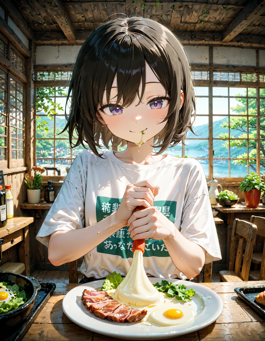 今日はオリジナルＴシャツの日。マヨネーズの日。豚の日。マヨサラダの日。「ラブベジ」の日　その６